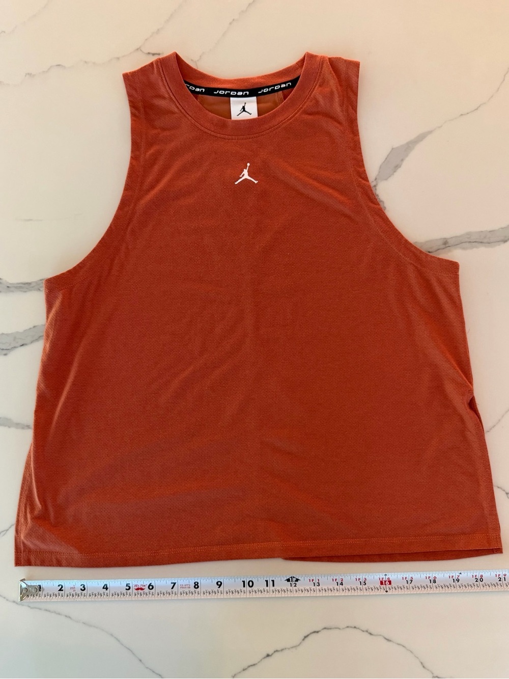 Jordan Burnt Orange Women's Athletic Tank Top size M